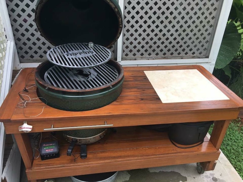 Custom Double Decker Big Green Egg Grill Grates Etsy Canada
