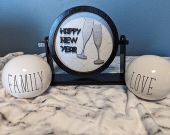 Tabletop Sign Sitter - Happy New Year