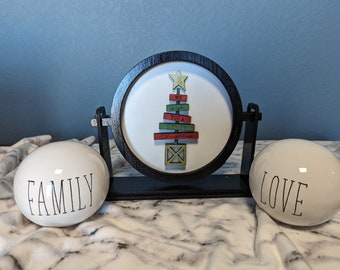 Tabletop Sign Sitter - Christmas Tree