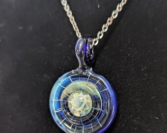 Glass Stargazer Pendant Necklaces