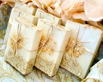 5 Personalized Gift Soap Bars / Wedding Favors For Guests / Bridal Shower Favors / Shower Decoration