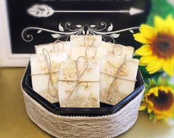 30 Bridal Shower Favors \ Rustic Wedding Favors \ Baby Shower Soap