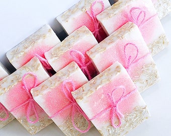 40 Fairy Tale Pink Glitter Soap Favors