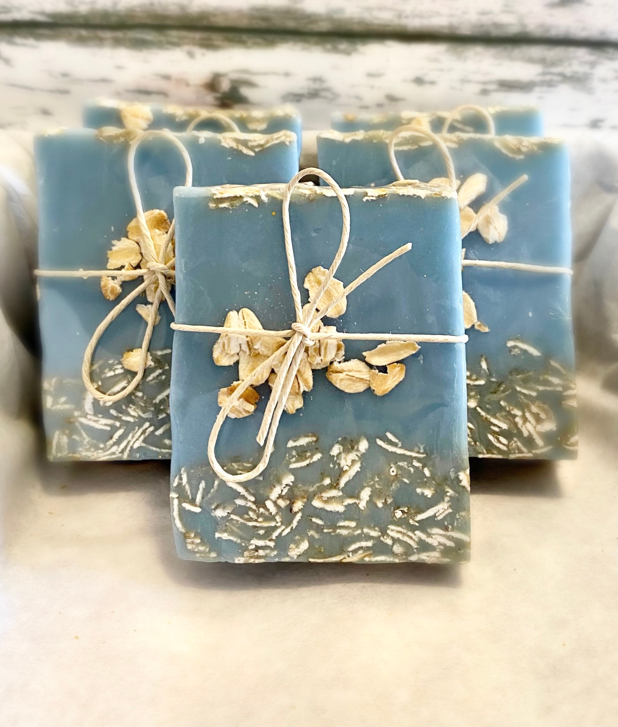 10 Dusty Blue Bridal Shower Favors Wedding Favors Soap Etsy