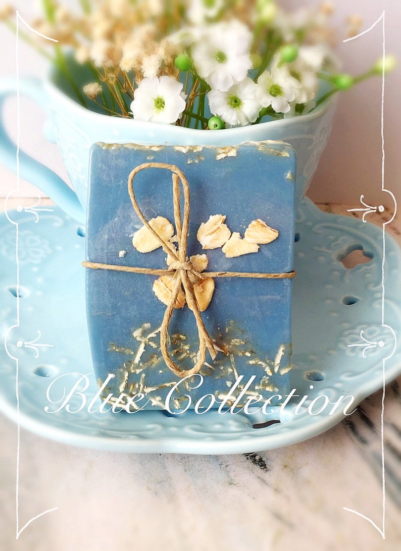 10 Dusty Blue Bridal Shower Favors Wedding Favors Soap Etsy