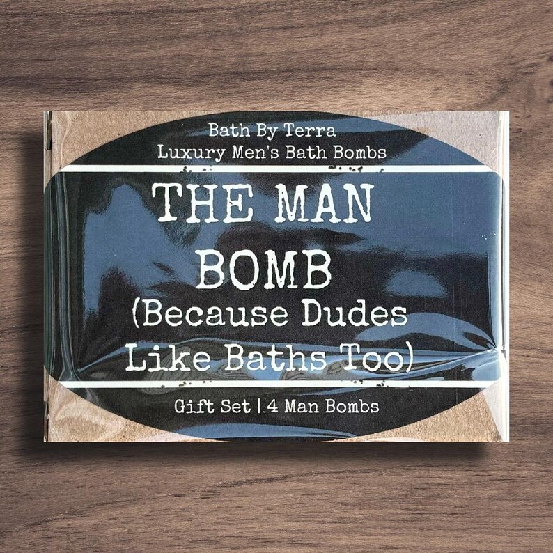 Regalo para él: Bombas de baño (Set de 4 bombas para hombre, aroma a sándalo) imagen 14