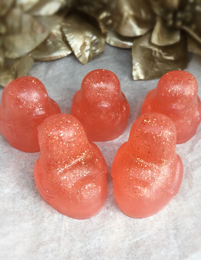10 Duck Baby Shower Favors Rose Gold Soap Favors Girl Baby Shower Decoration