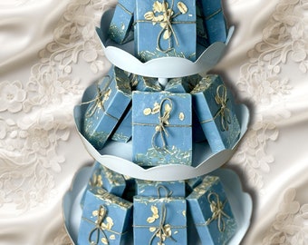 20 Something Blue Soap Favors / Bridal Shower Favors / Baby Shower Decoration