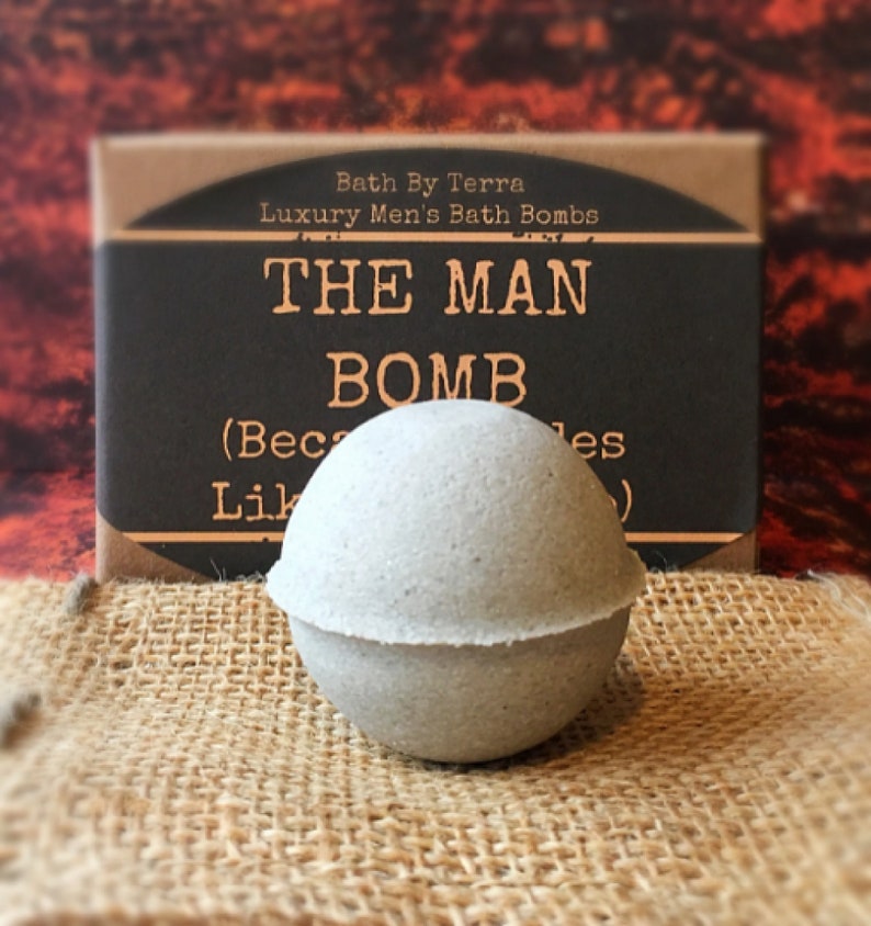 Regalo para él: Bombas de baño (Set de 4 bombas para hombre, aroma a sándalo) imagen 10