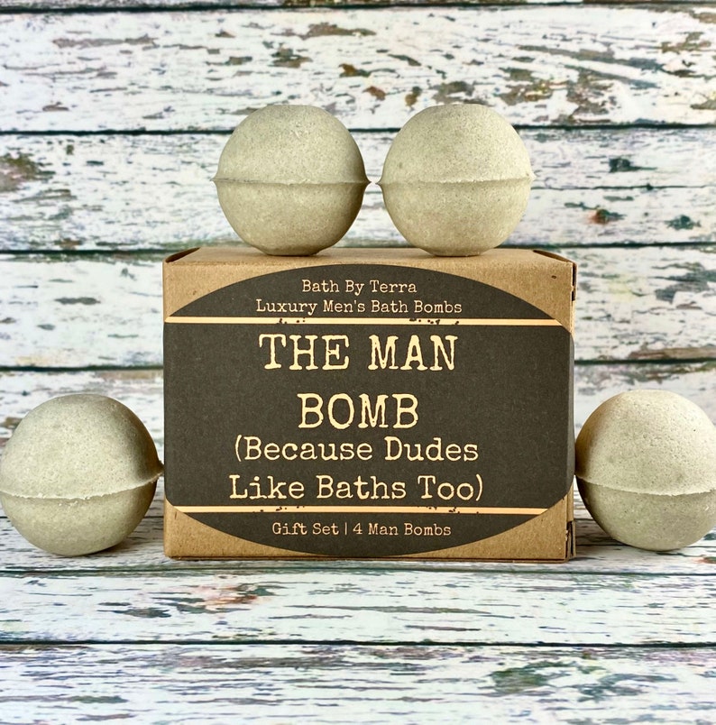 Mens Bath Bomb Gift Set / Boyfriend Gift / Gift For Men Etsy