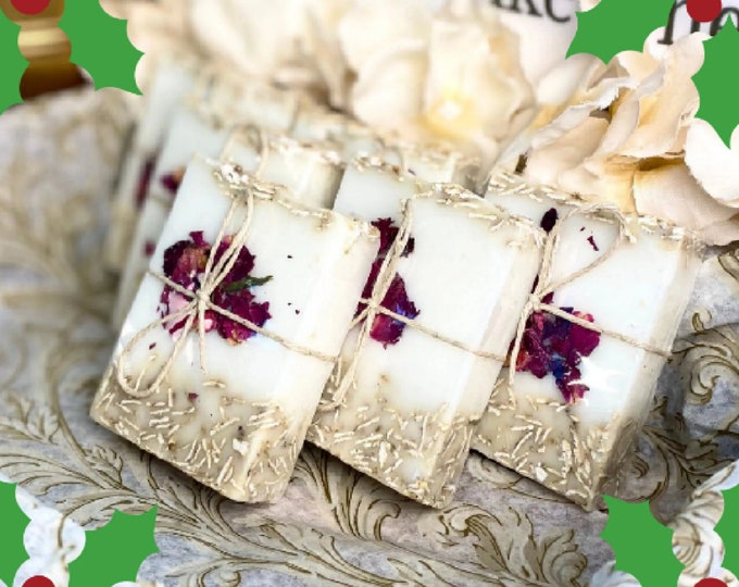 Featured listing image: 10 Christmas Party Soap Favors / Stocking Stuffers / Home Fragrances