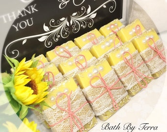 20 Bridal Shower Favors / Bridal Shower Decoration / Baby Shower Soap Favors