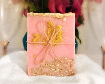 20 Bridal Shower Soap Favors: Handmade Hemp Ribbon Soap