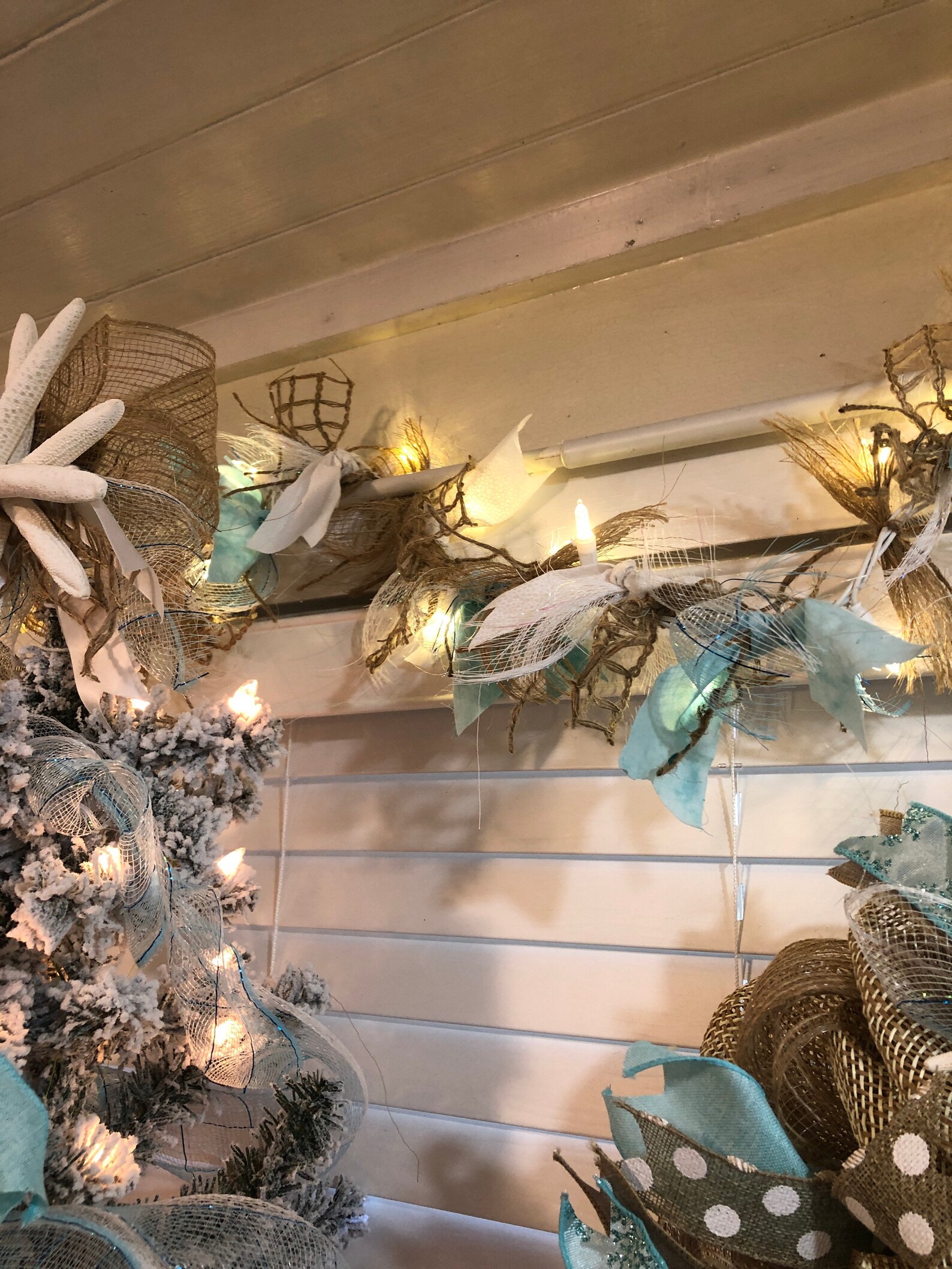 Lighted beach themed garland Nautical decor. Etsy