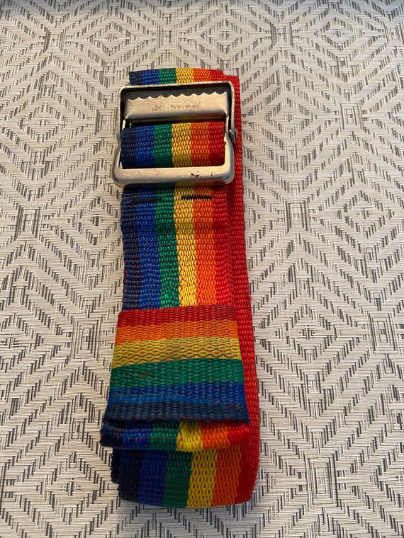 Retro Rainbow Belt, Pride Rainbow Belt, Belt, Rain
