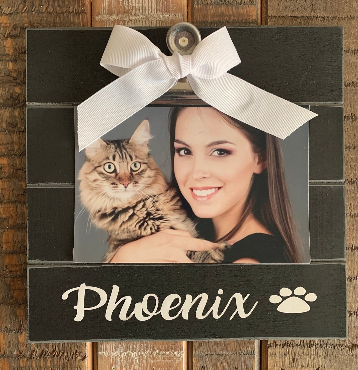 Personalized Cat Frame. Cat Lovers Frame. Etsy