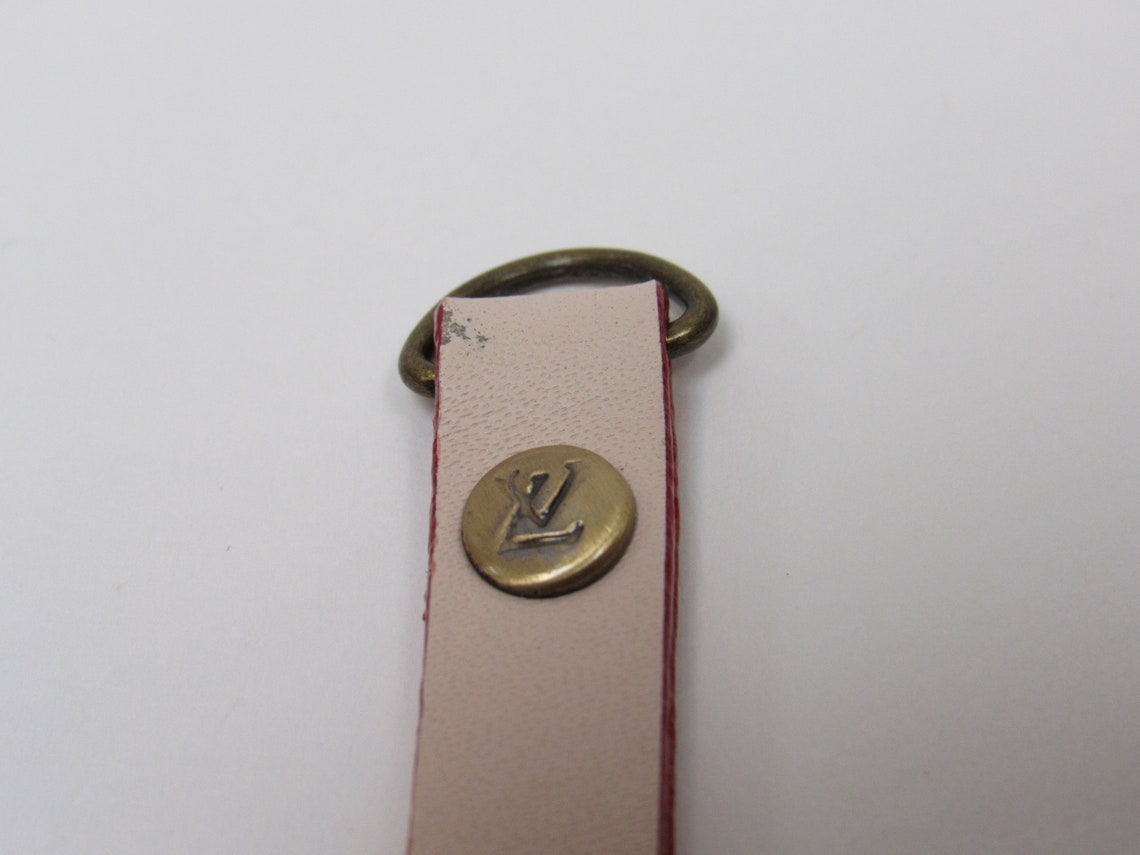 Authentic Louis Vuitton Leather Zipper Pull For Bag Repair Etsy