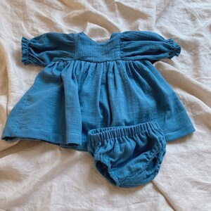Baby Prairie Dress, Toddler Prairie Dress with matching nappy cover, Child Prairie Dress, Winter Dress, Autumn Dress, Spring Dress, NB - 2T