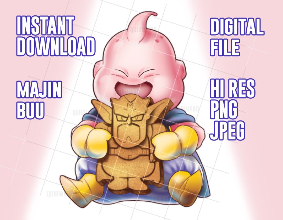 Majin Boo - Digital Painting : r/dbz