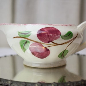 Antique English Hand Painted Porcelain Gravy Boat w/Underplate, PA6276NG -  Aardvark Antiques