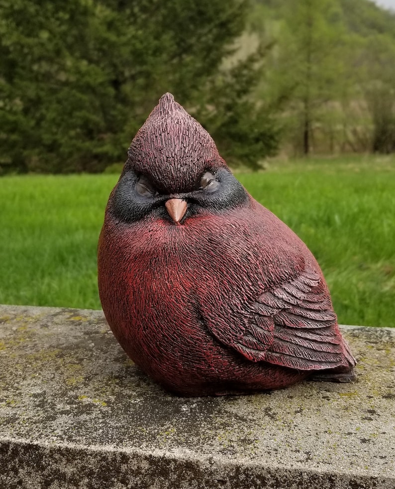 garden cardinal statue