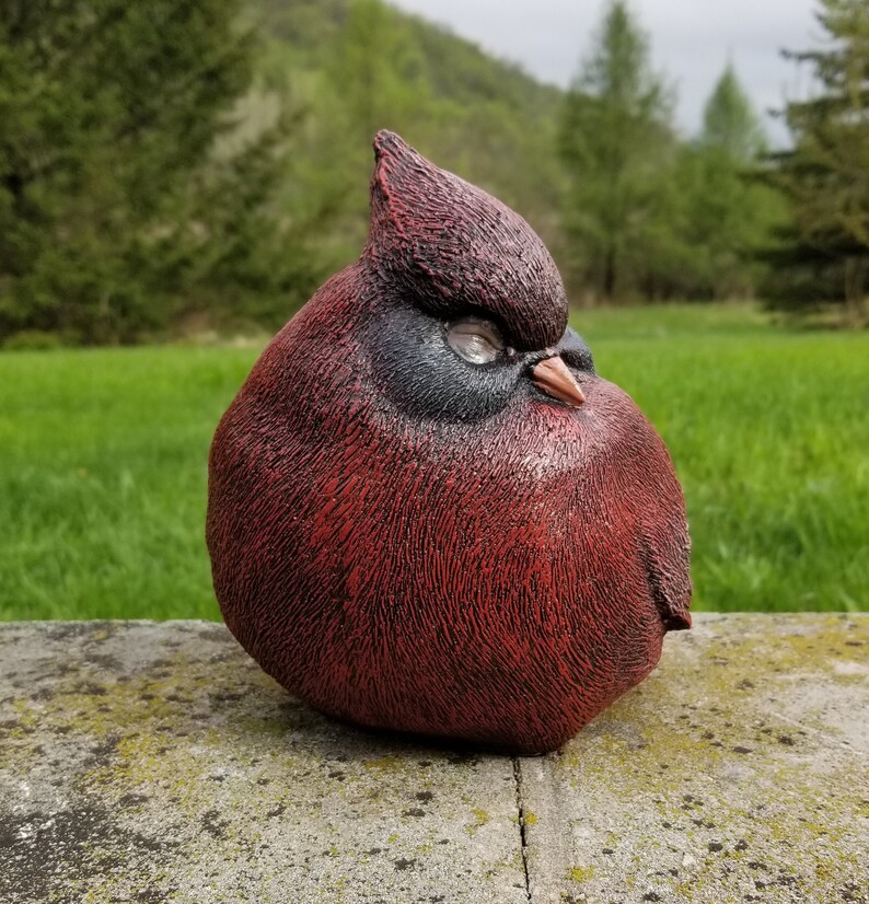 garden cardinal statue