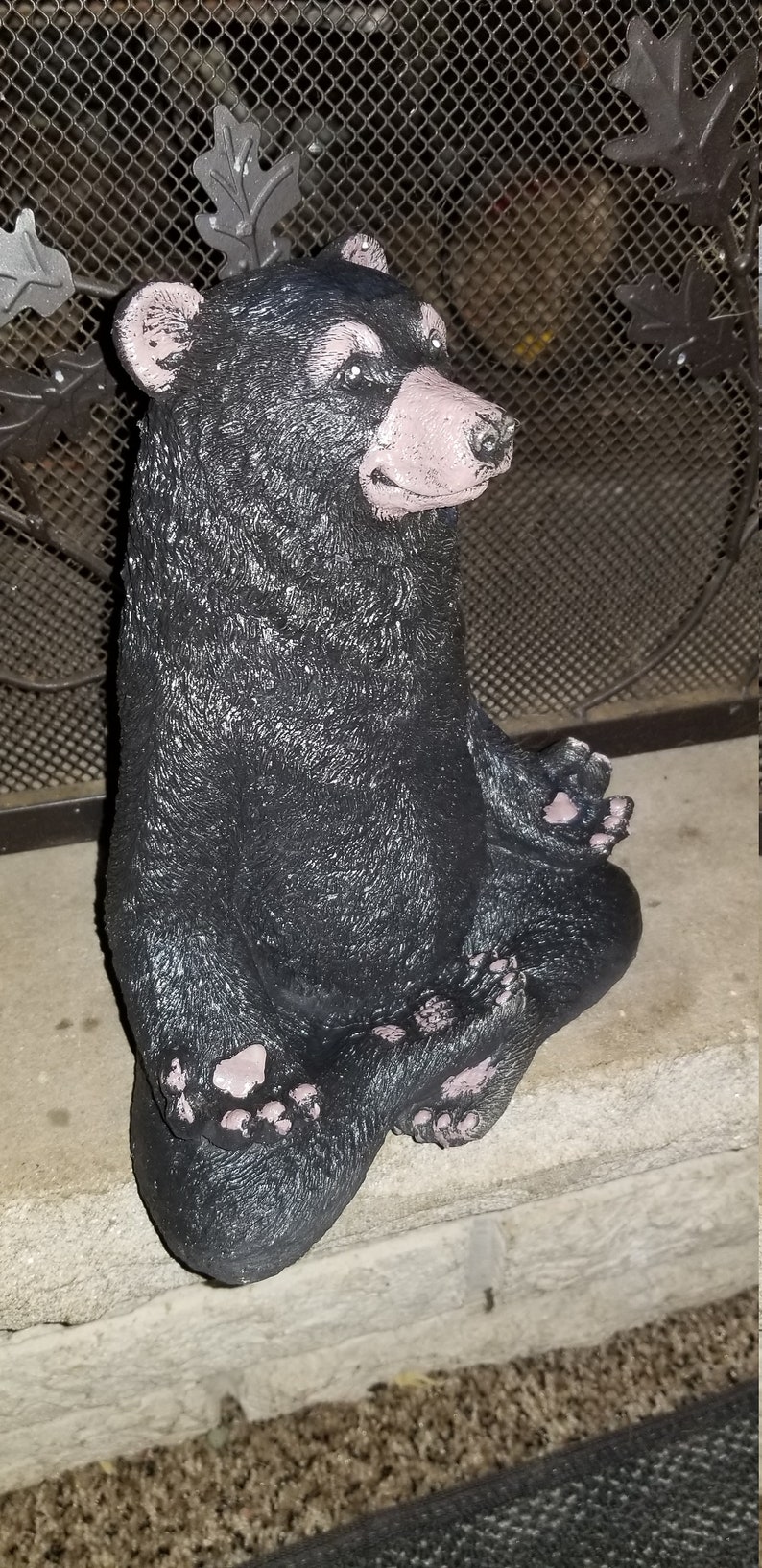 Concrete bear statue bear garden statue bear lawn ornament Etsy