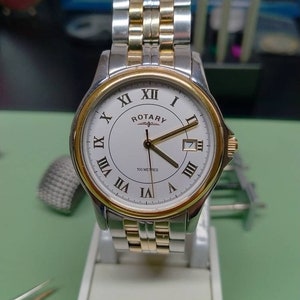 Relógio de quartzo rotativo