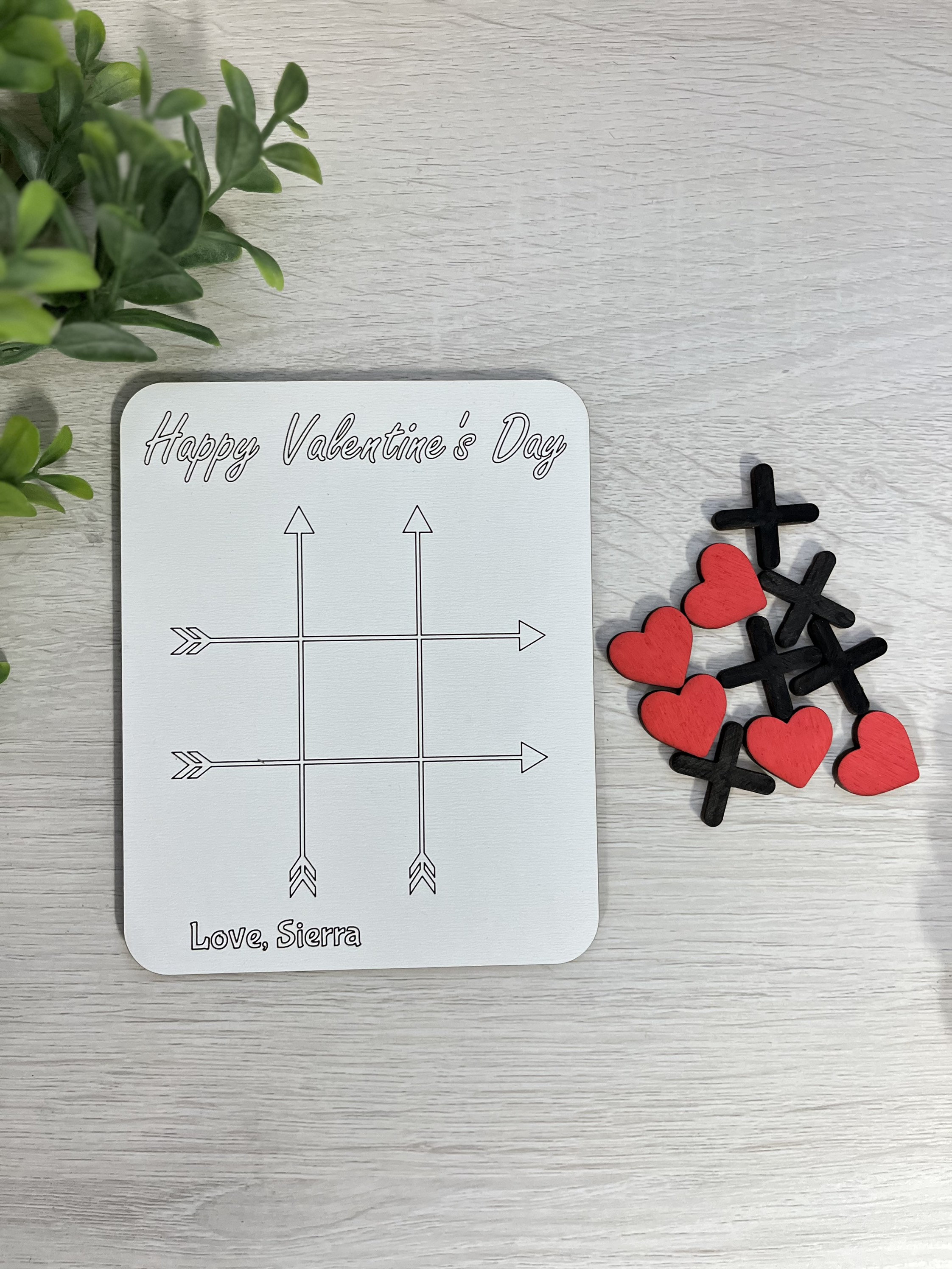 Valentine Tic Tac Toe, Tic Tac Toe Board Game, Kids Valentine Gift ...