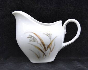 Vintage Harmony House Creamer, Golden Wheat Pattern, 10 oz