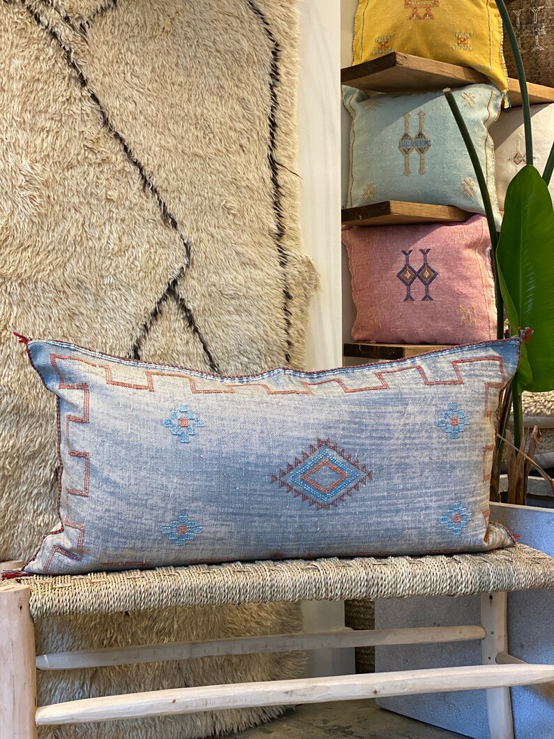 Bohemian Cushion Decorative Cushion Berber Pillow Throw Pillow Cactus Silk Pillow Cover Coussin berber Moroccan Pillow Pillow Case
