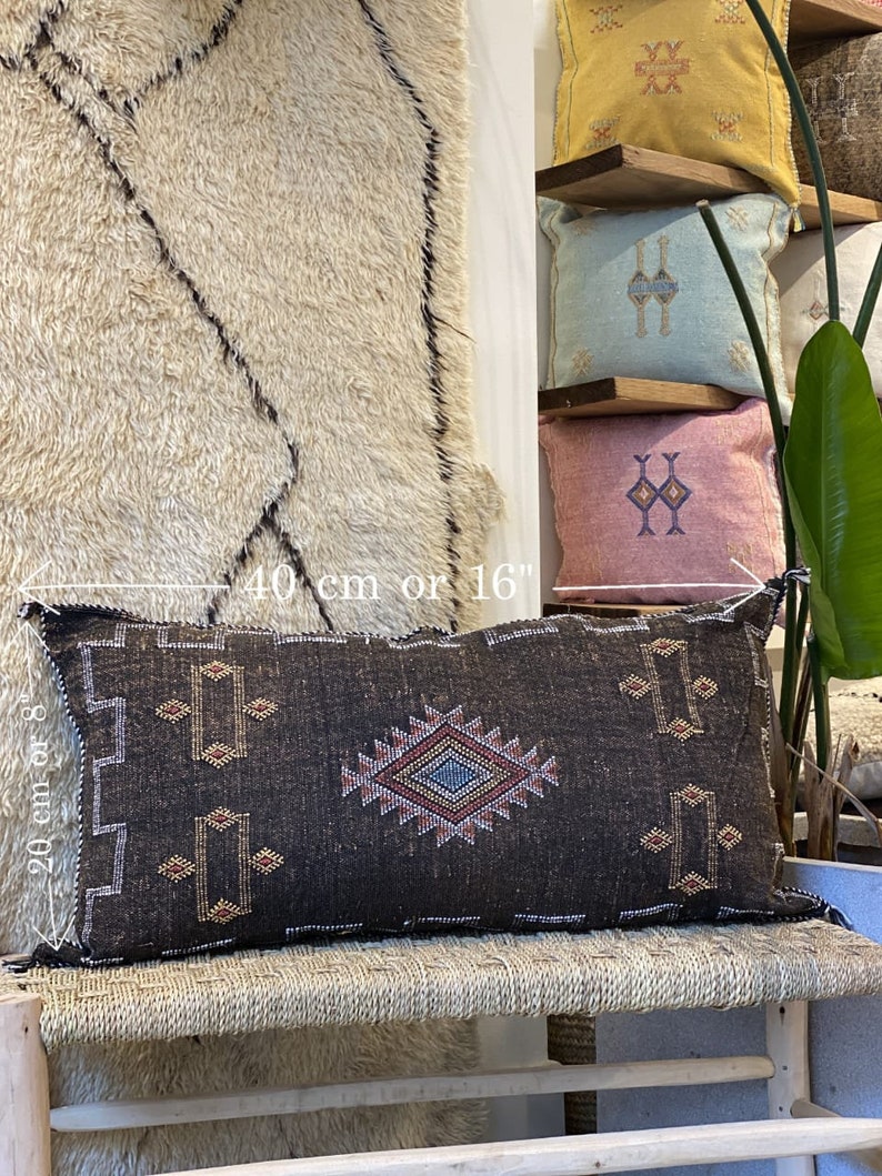 Bohemian Cushion Decorative Cushion Berber Pillow Throw Pillow Cactus Silk Pillow Cover Coussin berber Moroccan Pillow Pillow Case
