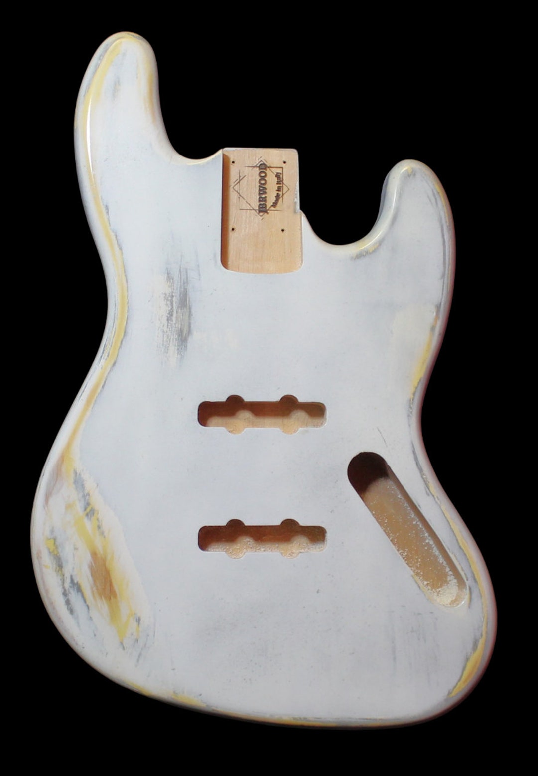 Jazz Bass Body Relic White - Etsy