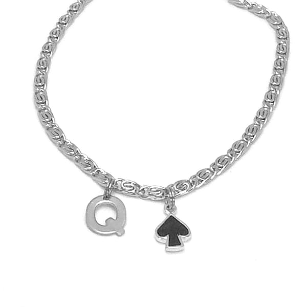 Queen of Spades Anklet