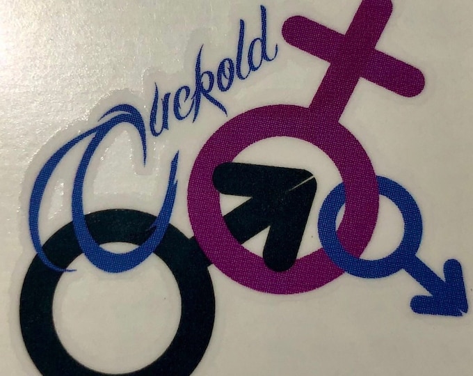 CUCKOLD THREESOME Temporary Tattoo [Set of 5]