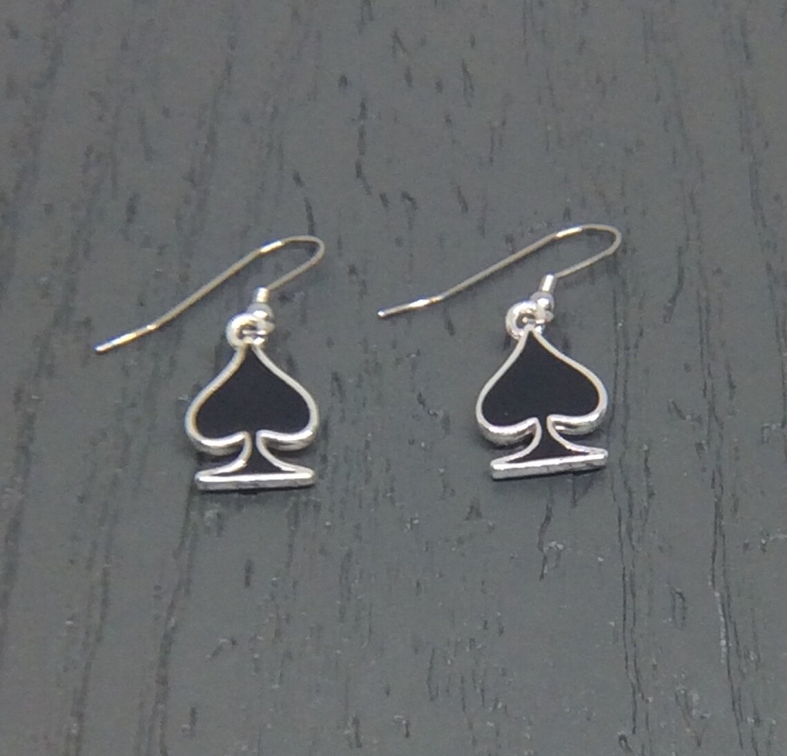 QUEEN of SPADES EARRINGS Etsy