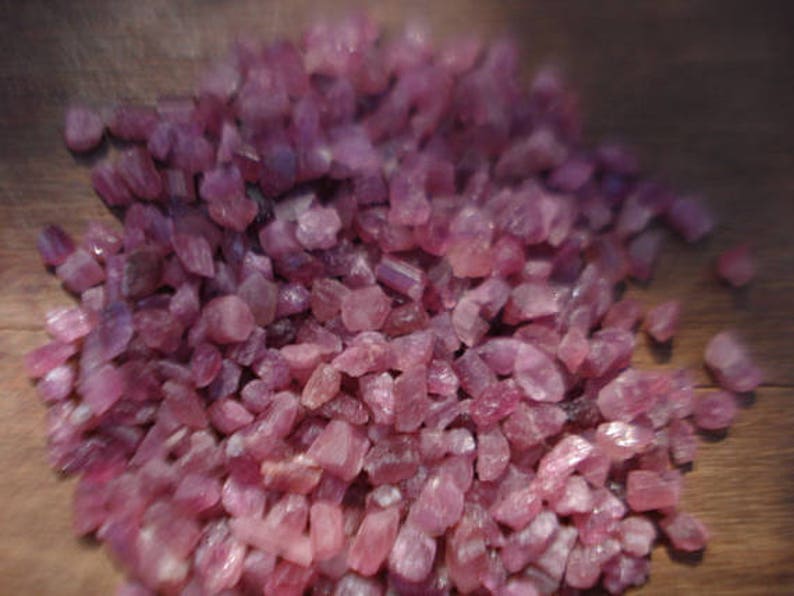26 Ct Natural Gemstones Lot GR216 6 Genuine Raw Pink Tourmalines Rough Raw Pink Tourmalines