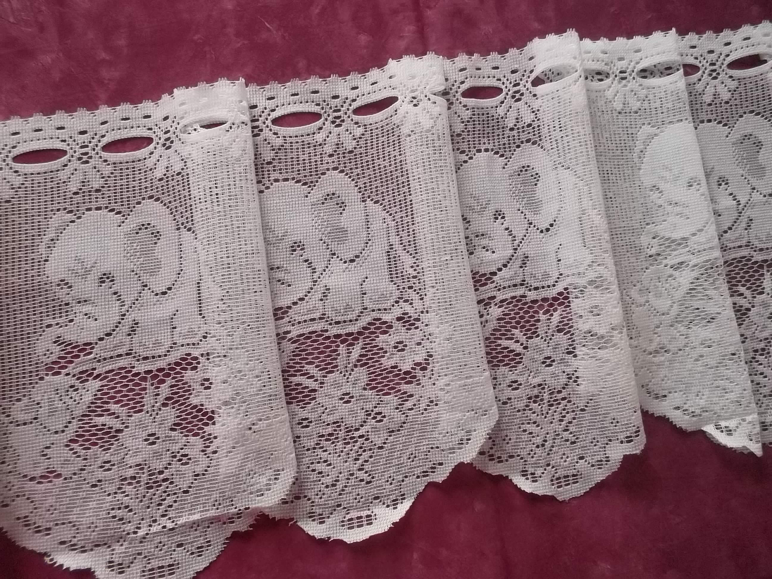 Craquant Rideau de Bistrot/Brise Bise Vue