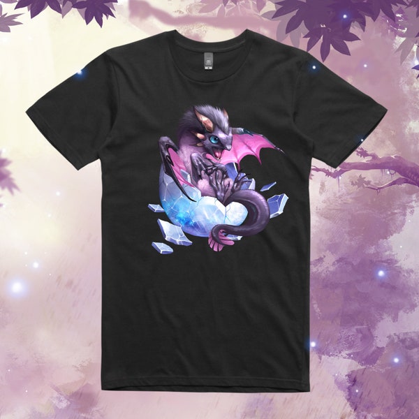 Purple baby dragon t-shirt
