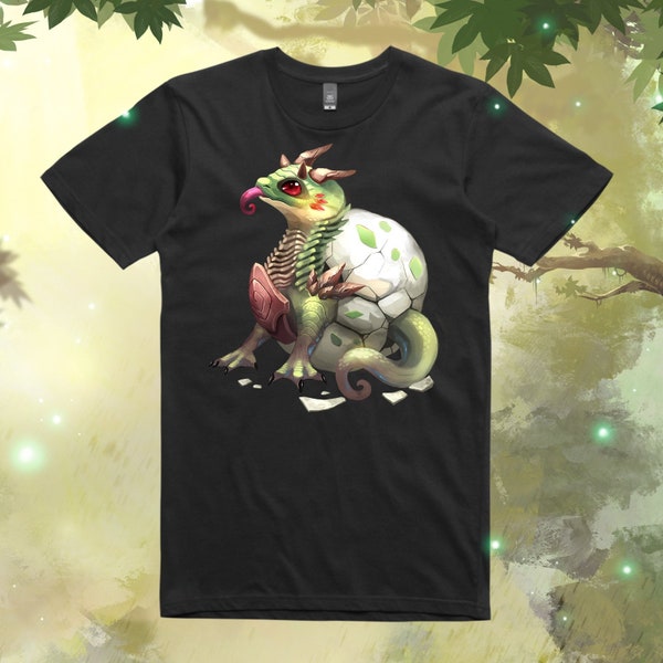Green baby dragon t-shirt