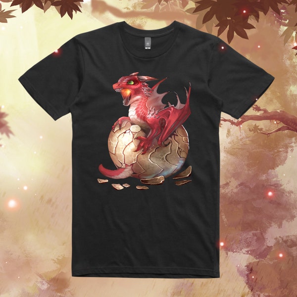 Red baby dragon t-shirt