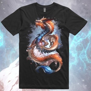 dragon tshirt, unisex, shirt, chinese dragon, asian dragon, dragon apparel