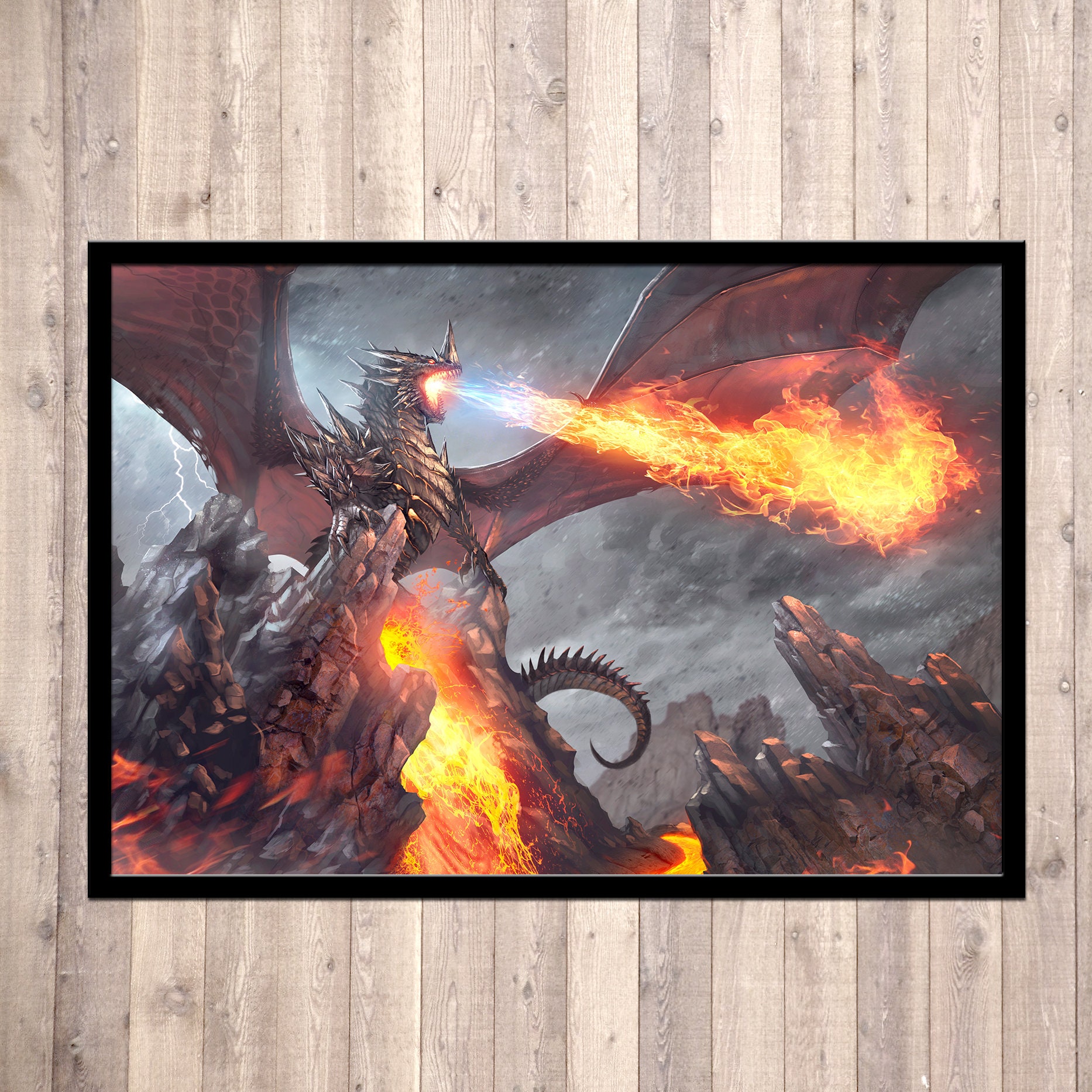 Fantasy Dragon Poster for Sale by locokimo