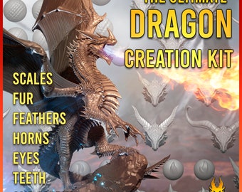 350+ Dragon 3D brushes for Zbrush