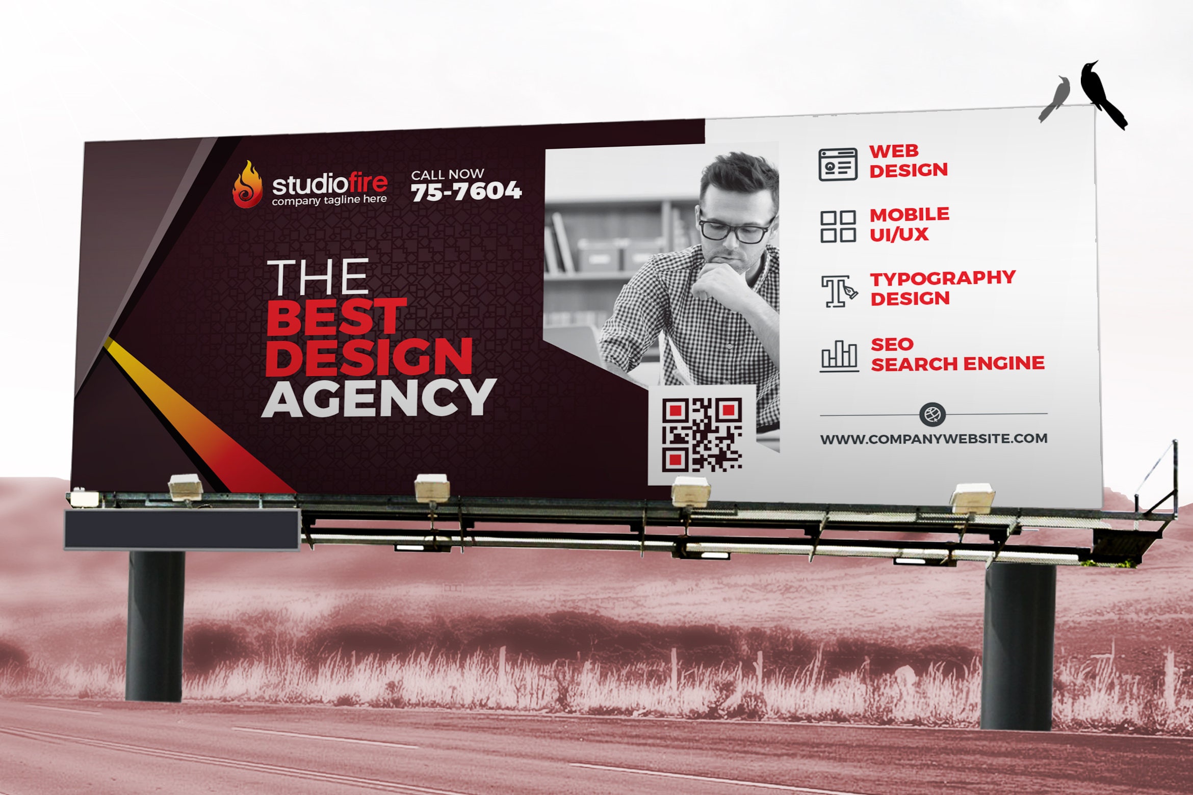 Signage Digital Billboard Rollup Banner Location Board Etsy
