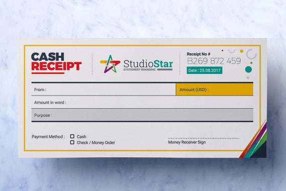 Download Debit And Credit Cash Voucher Photography Invoice Receipt Etsy