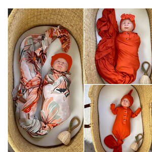 Burnt Orange Swaddle Etsy