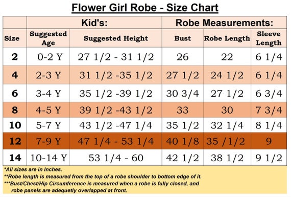 Girls robe size 7 sale