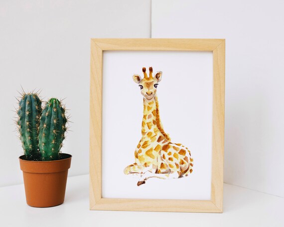 giraffe nursery decor