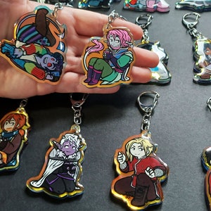 CR Campaign 2 Rainbow Acrylic Charms (2inches)